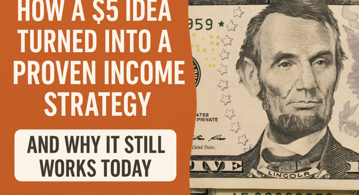 How a $5 Idea Turned Into a Proven Income Strategy — And Why It Still Works Today